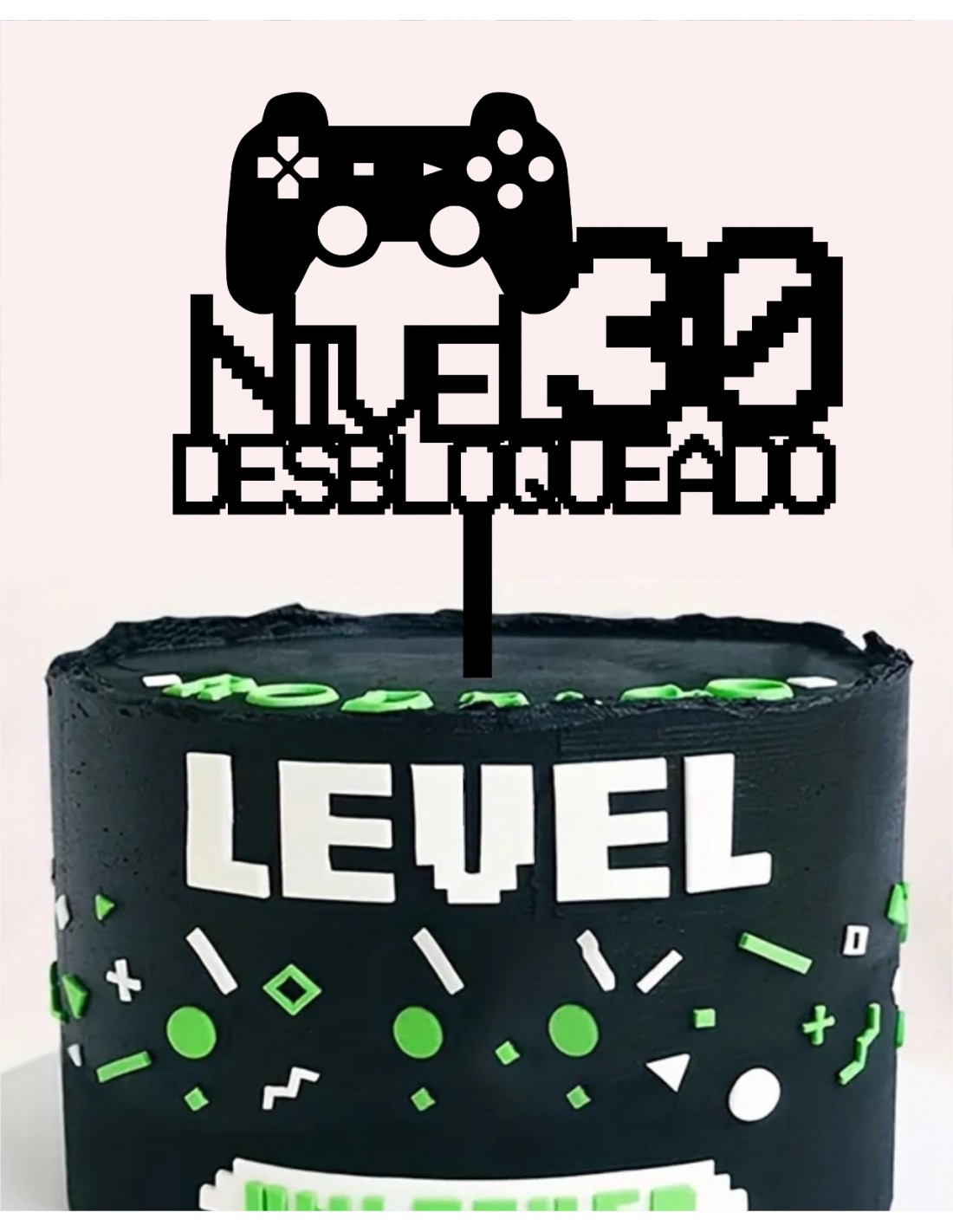 Comprar Topper Cake Personalizable Topper Videojuego Nivel