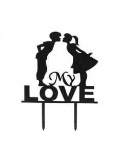 Topper pareja my love