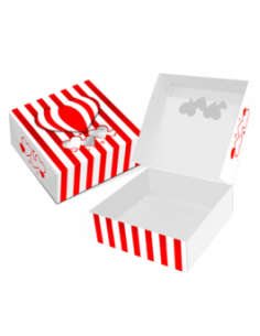 Caja rayas San Valentín