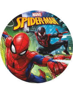 Papel de azúcar Spiderman para tarta