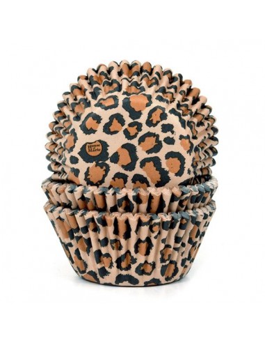 Cápsulas leopardo para cupcakes