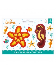 Set 2 cortadores Caballito y Estrella de mar