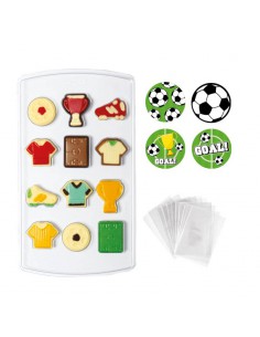 Molde fútbol para chocolate