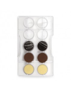 Molde chocolatinas redondas