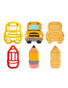 Set 2 Cortadores Autobús y Lápiz 2