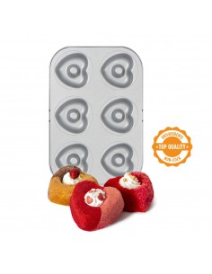 molde donuts corazon