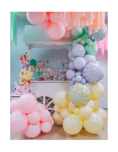 Globos violeta pastel mate 30 cm (50 unds)