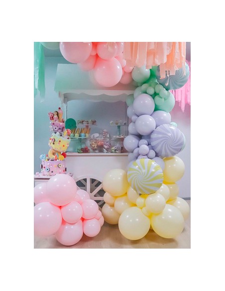 Globos violeta pastel mate 30 cm (50 unds)