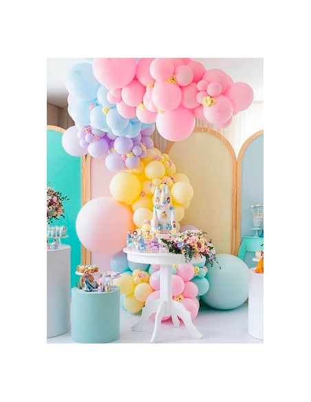 Globos rosa pastel mate 30 cm (50 unds)