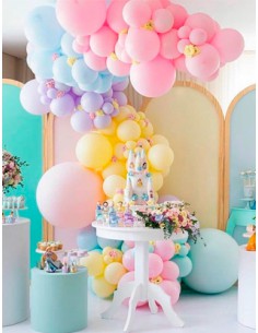 Globo menta pastel mate 61 cm 2