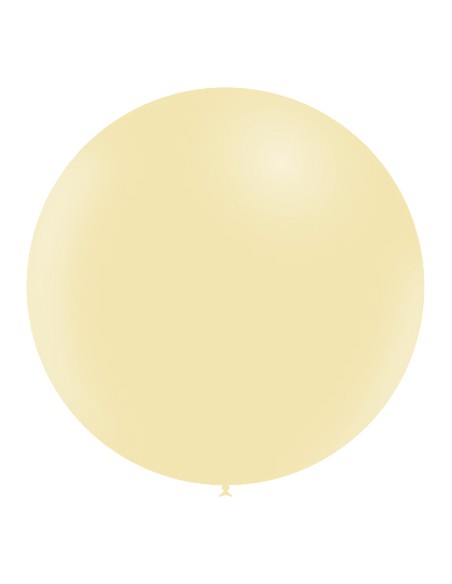 Globo amarillo pastel mate 61 cm
