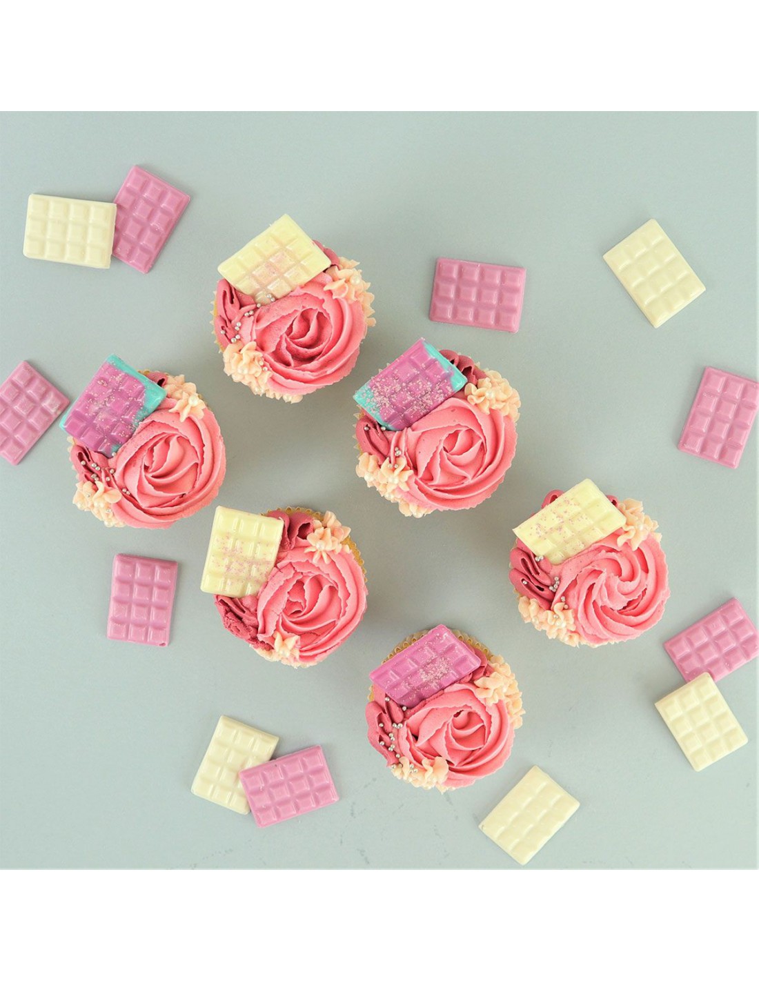 Molde mini tabletas chocolate Molde mini tabletas chocolate