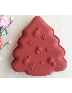 Molde de silicona abeto navideño