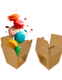 Caja para bombones Kraft pequeña 2