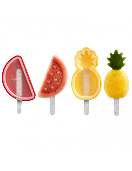 Set 4 Moldes Tropicales para helados