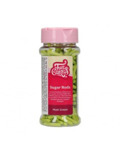 Palitos de azúcar verde mate XL 2