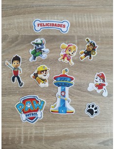 Toppers Patrulla Canina Cartulina 2