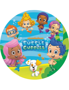 Papel de azúcar Bubble Guppies para tarta