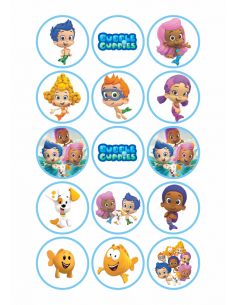 Papel de azúcar Bubble Guppies para galletas