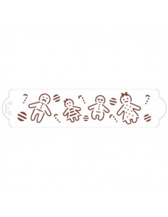 Stencil Familia Gingerbread Decora 2