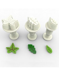 Set 3 cortadores mini hojas
