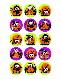 Papel de azúcar vampiros Halloween para galletas