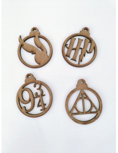 Adornos navideños Harry Potter