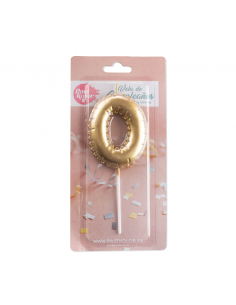 vela efecto globo oro 0 2