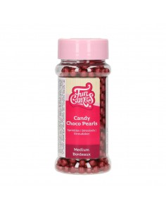 Perlas de chocolate burdeos FunCakes 2
