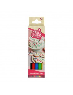 Set 5 rotuladores alimentarios FunCakes