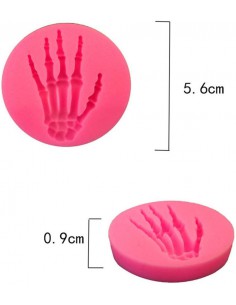 Molde Silicona mano esqueleto 2