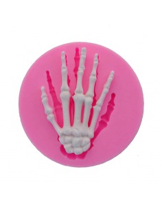 Molde Silicona mano esqueleto