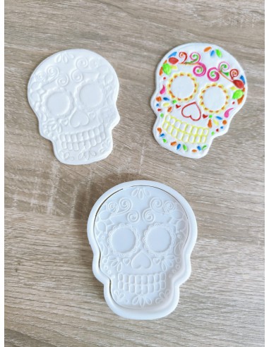 Cortador + marcador Calavera mexicana