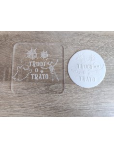 Sello Truco o Trato Halloween para galletas 2