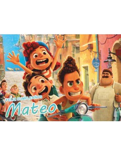 Papel de azúcar personalizado Luca para tarta