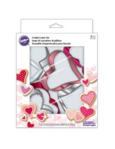 Set Cortadores Galletas San Valentín Wilton 2