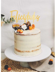 Topper para tarta Felicidades