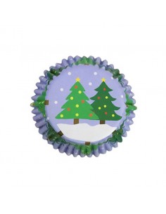Capsulas metalizadas árboles de Navidad PME