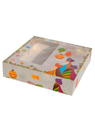 Caja para roscón mediana 28 cm