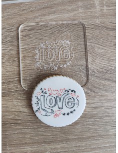 Sello Love para galletas 2