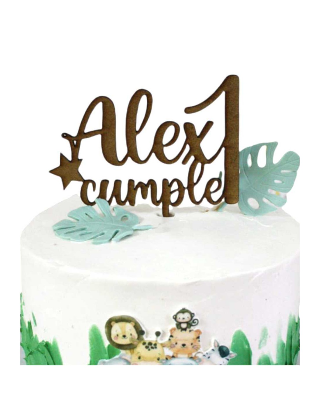 Comprar topper cake personalizable | Nombre + Cumple + edad