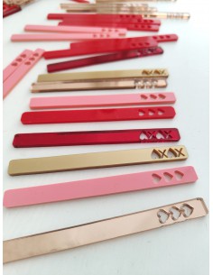 Palos para cakesicles con corazones