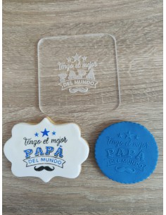 Sello El mejor papá del mundo