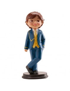 Figura niño comunión traje azul oscuro