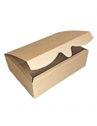 Caja para galletas Kraft sin ventana 26 cm