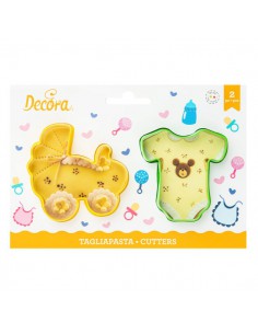 Cortadores body + carrito de bebé