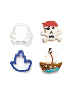 Cortadores Calavera + Barco Pirata 2