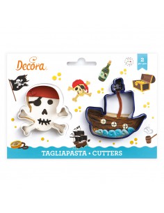 Cortadores Calavera + Barco Pirata