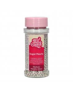 Perlas comestibles plata 4 mm FunCakes