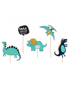 Toppers Dinosaurios Cartulina PartyDeco 2